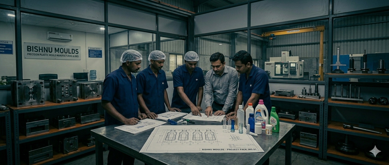 Bishnu Moulds client support and technical meetings