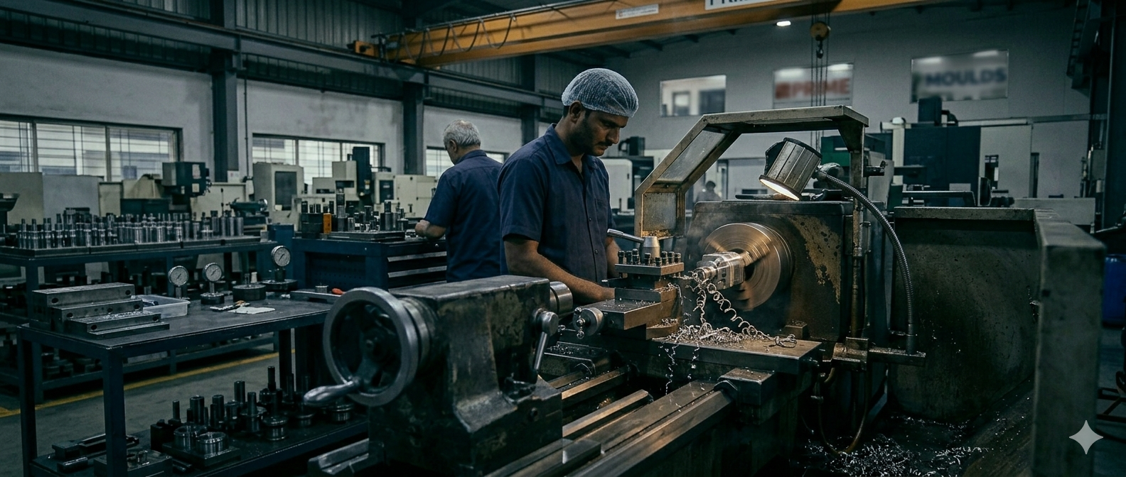 Manual Lathe Turning