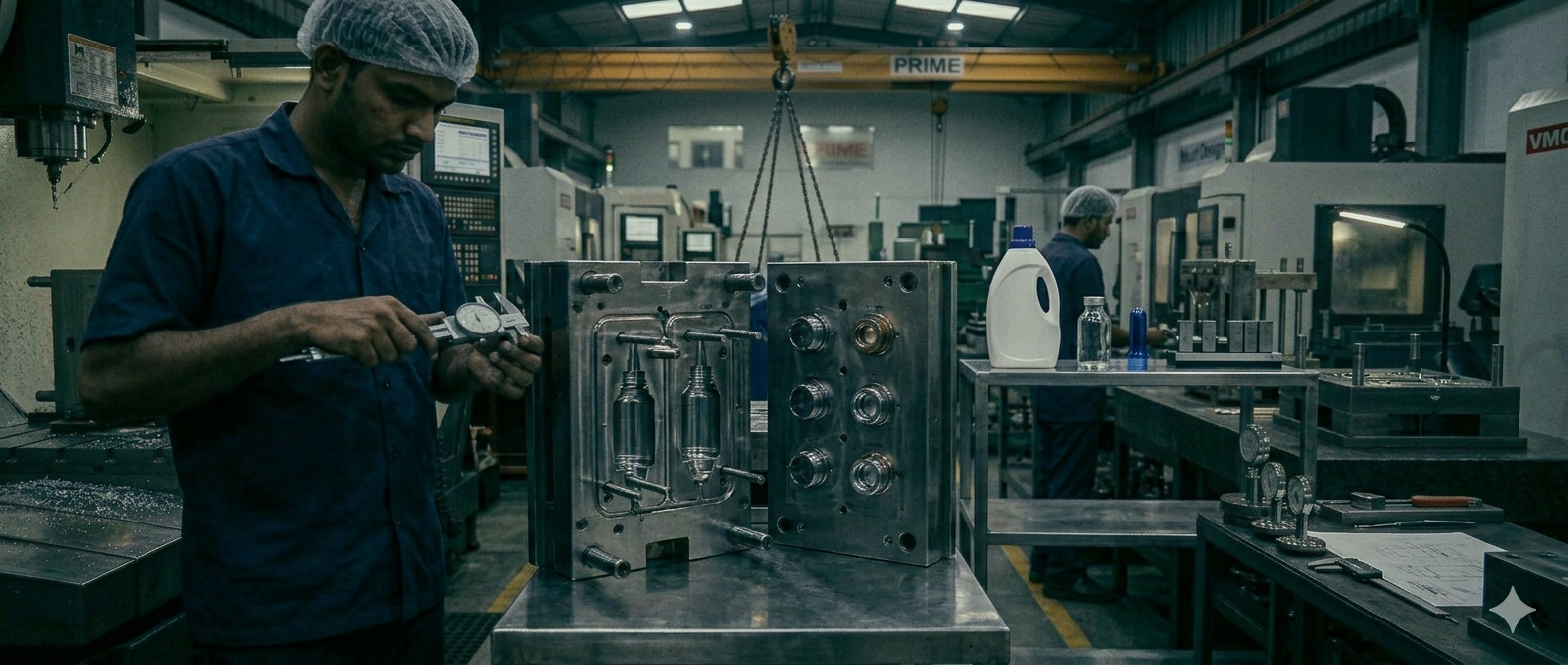 1 Litre Lubricant Bottle Mould
