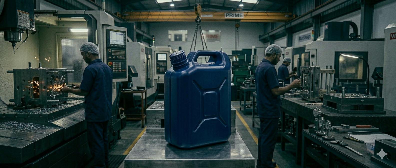 10 Litre HDPE Jerrycan Mould